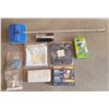 Image 1 : Floor Sweeper, Shower Curtains + Hooks, Tissue Paper Holder, Window Ins. Kit