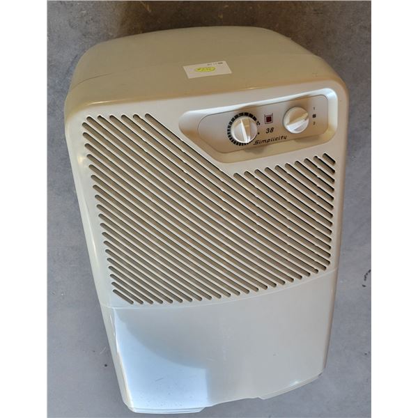 Dehumidifier – Simplicity 38