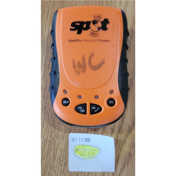 SPOT Satellite Personal Tracker with lithium batteries