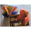 Image 3 : Large Life jackets (x2), boat seat risers (x2), Outboard Motor Lock