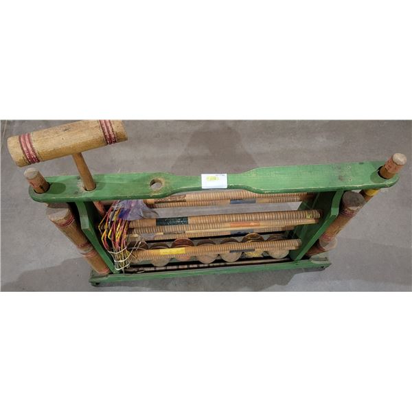 Vintage Croquet Set