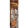 Image 1 : Bühler Furniture Lighted Oak Half-Round Curio Cabinet - 73" x 21" x 21"