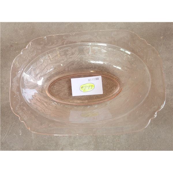 Depression Glass – Serving Bowl (chips)
