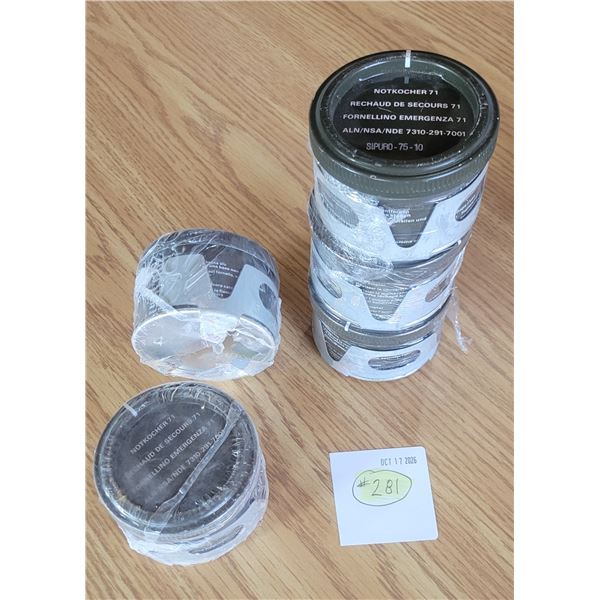 Emergency Camp Stoves (x5)