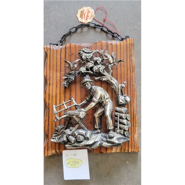 “Wood Cutter” Wall Hanging