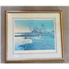 Image 1 : Framed Print – Golden Hour Greenwings by Don Ningewance #274/850 (31" x 27")