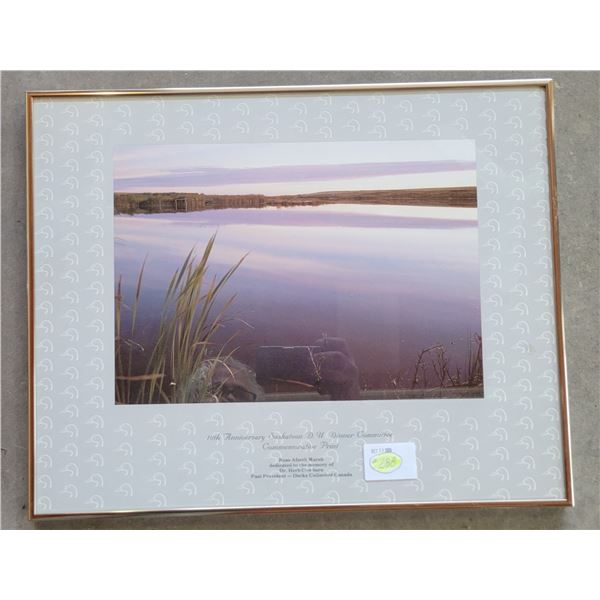 Framed Ducks Unlimited Print - 20" x 16"