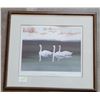 Image 1 : Ducks Unlimited Tundra Swans Signed Print by Ron Glowe #294/1,850 (25" x 22")