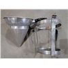 Image 2 : Vintage Cone Strainer and Wooden Pestle Set