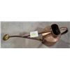 Image 1 : Antique Copper Long-Reach Watering Can with Genuine Haws Brass Rose Sprinkler Attachment