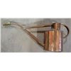 Image 2 : Antique Copper Long-Reach Watering Can with Genuine Haws Brass Rose Sprinkler Attachment