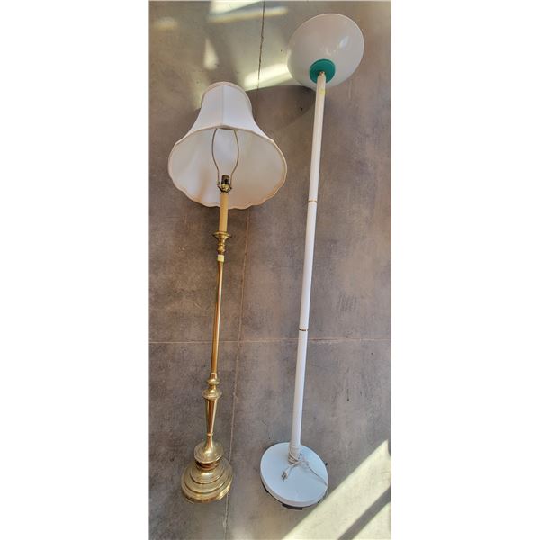 (2) Pole Style Lamps