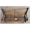 Image 1 : Wrought Iron & Wooden Bench – 24”x 16”
