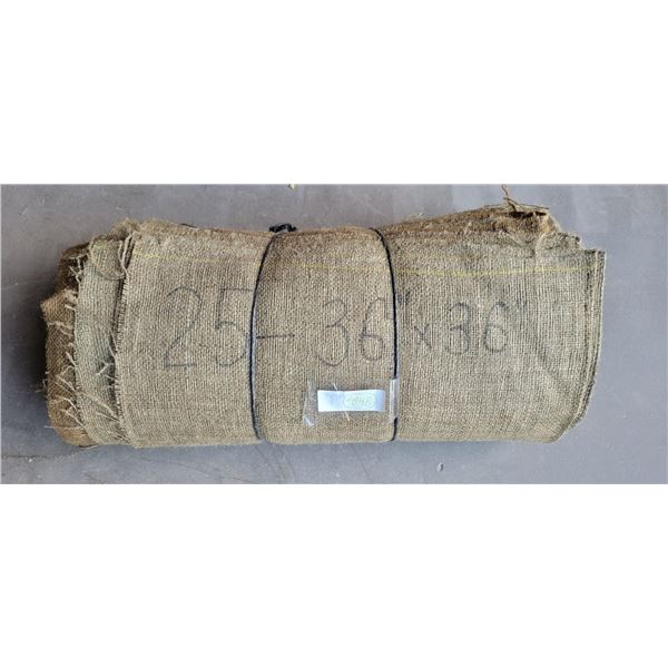 25-pieces Burlap – 36”x 36” (condition may vary)