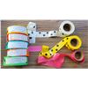 Image 1 : (5) Rolls Numbered Flagging Tape (For Inventory) – Perforated 14” Intervals, #250 