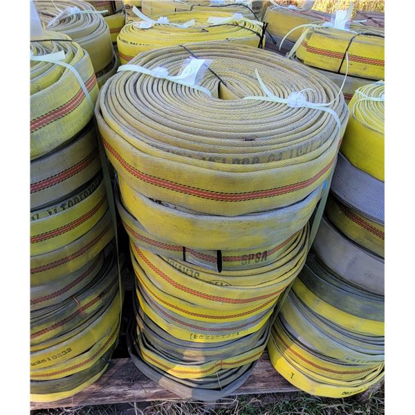 Fire Hose – Stack of 10 Rolls (condition may vary)
