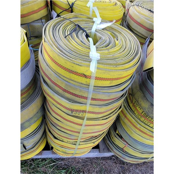 Fire Hose – Stack of 10 Rolls (condition may vary)