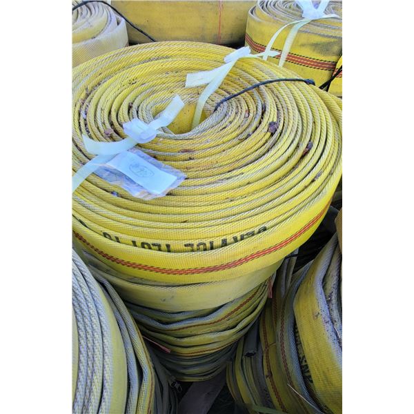 Fire Hose – Stack of 10 Rolls (condition may vary)