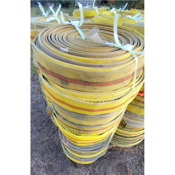 Fire Hose – Stack of 10 Rolls (condition may vary)