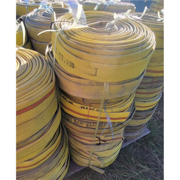 Fire Hose – Stack of 10 Rolls (condition may vary)