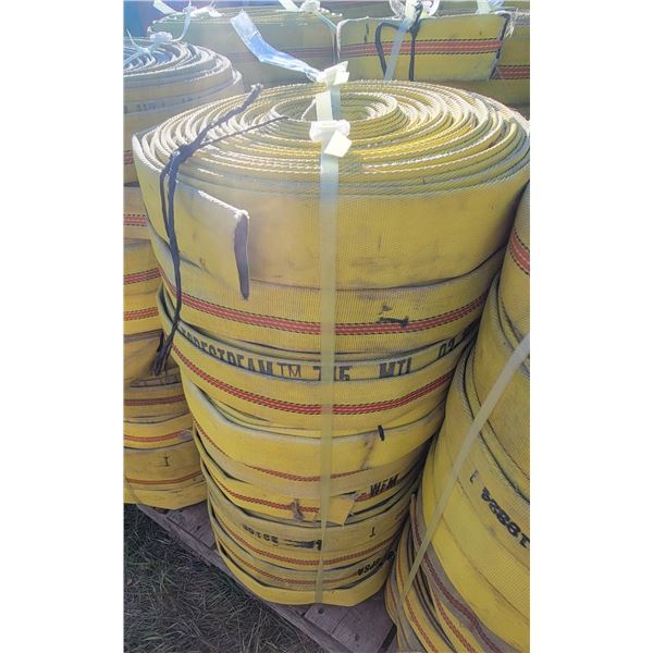 Fire Hose – Stack of 10 Rolls (condition may vary)