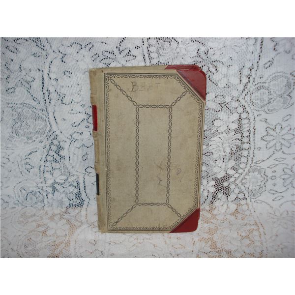 Antique Ledger With Approx 140 Celebrity Prints