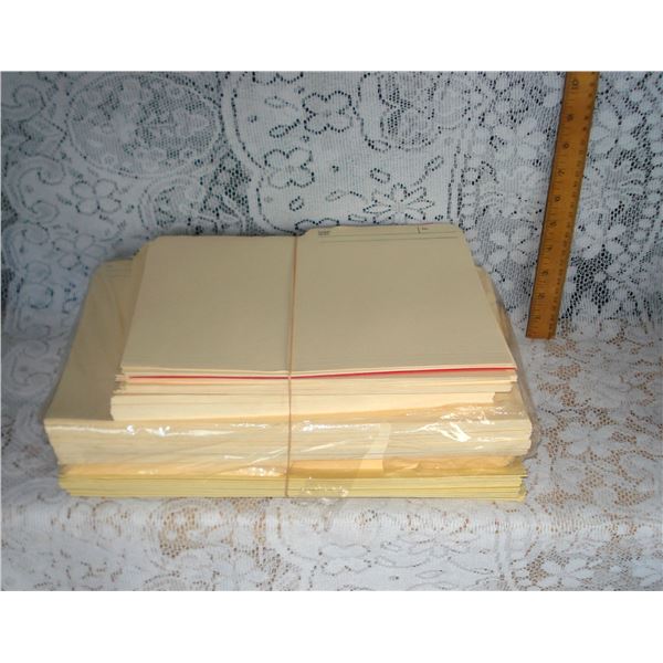 Large Stack Of Regular And Legal Size File Folders