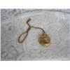 Image 1 : Train Themed Pocket Watch  Not Working Likely Needs New Battery