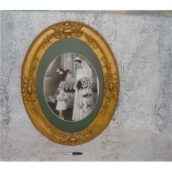 Vintage Picture Frame  No Glass