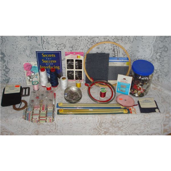 Lot Of Sewing/Craft Supplies