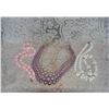Image 1 : Soft Pastel Coloured Bead Necklaces