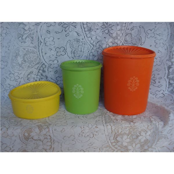 Colourful Vintage Tupperware