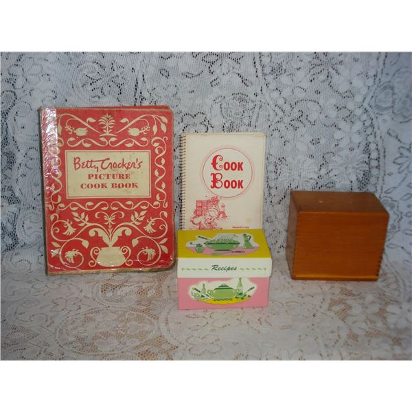 Vintage Recipe Boxes and Cook Books   Books Used Condition