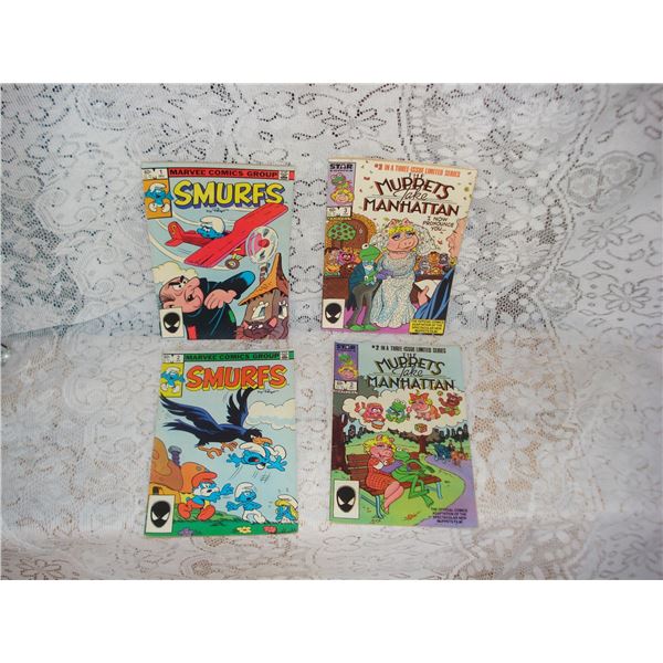 Smurf and Muppetts Comic Books   Excellent Condition