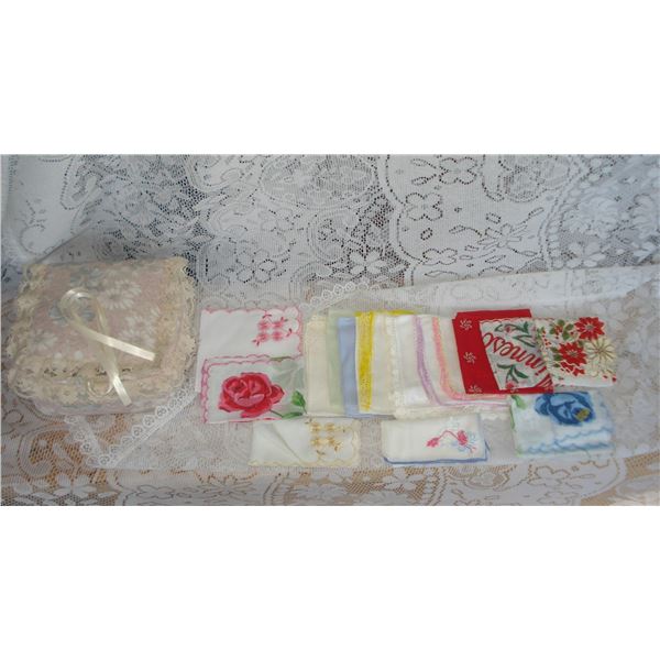Vintage Hankies In Box