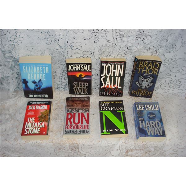 8 Modern Novels  John Saul Etc