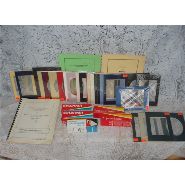 Photography Items  Projector  Lamps  Mats Etc