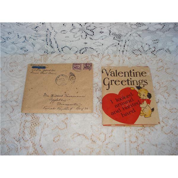 Unusual Vintage Valentine  See Pics