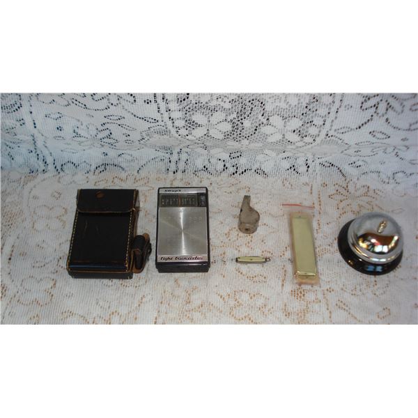 Misc Vintage Items  Transitor Tested  Works  Will Need Battery