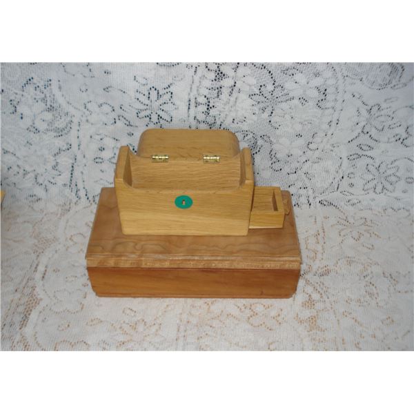 Two Wood Boxes  Musical Box Working