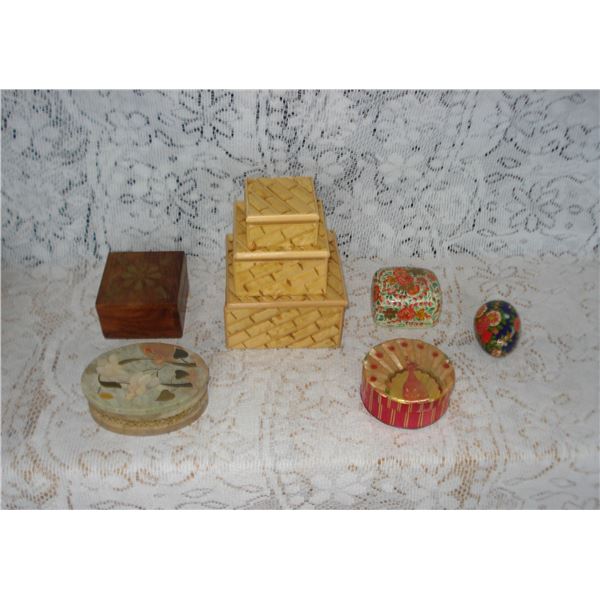 Wood Nesting Boxes Etc