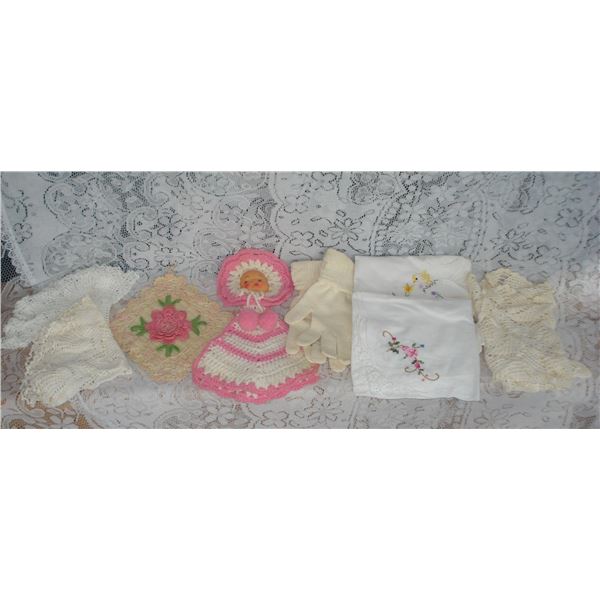 Vintage Pillowcases  Doilies Etc