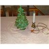 Image 2 : Vintage Ceramic Christmas Tree And Electric Candle Stick