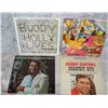 Image 1 : 4 Record Albums Buddy Holly Lives Etc  Records Appear In Excellent Condition