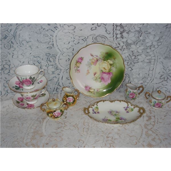 Assorted China  Dish And Plate Are Early 1900's