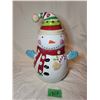 Image 1 : PIER 1 ceramic snowman cookie jar + lid