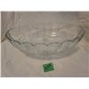 Image 1 : glass/crystal, partially frosted, 4-legged fruit bowl