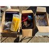 Image 1 : 3 boxes of misc items- Hangers