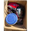 Image 2 : 3 boxes of misc items- kitchen ware- coffee makers