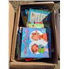 Image 3 : 3 boxes of misc items- childrens books